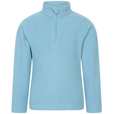 Mountain Warehouse Camber II Kids Half-Zip Fleece - Teal - Teal - Size: 13y Mountain Warehouse Camber II Kids Half-Zip Fleece - Teal - Teal - Size: 13y