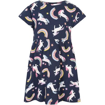 Mountain Warehouse Mountain Essentials Kids Lora Printed Dress - Dark Blue - Dark Blue - Size: 2-3y Mountain Warehouse Mountain Essentials Kids Lora Printed Dress - Dark Blue - Dark Blue - Size: 2-3y