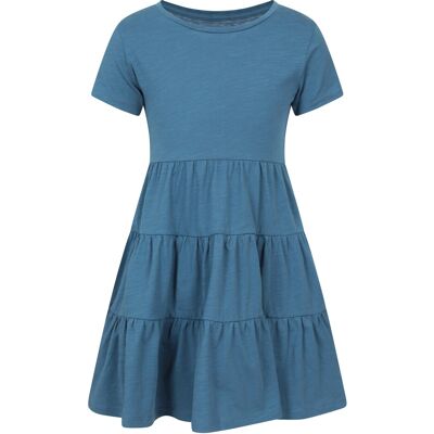 Mountain Warehouse Ava Kids Tiered Dress - Dark Blue - Dark Blue - Size: 3-4y Mountain Warehouse Ava Kids Tiered Dress - Dark Blue - Dark Blue - Size: 3-4y