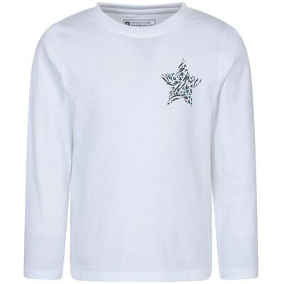 Mountain Warehouse Leopard Star Kids Long Sleeve Printed T-Shirt - Beige Mountain Warehouse Leopard Star Kids Long Sleeve Printed T-Shirt - Beige