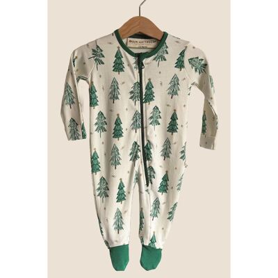 Ottie and Tottie Unisex Baby Christmas Sleepsuit - Ottie and Tottie Unisex Baby Christmas Sleepsuit -