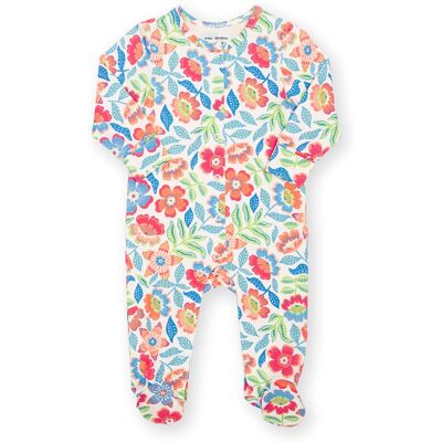 Kite Clothing Baby 95% Organic Cotton Popper Sleepsuit - Kite Clothing Baby 95% Organic Cotton Popper Sleepsuit -