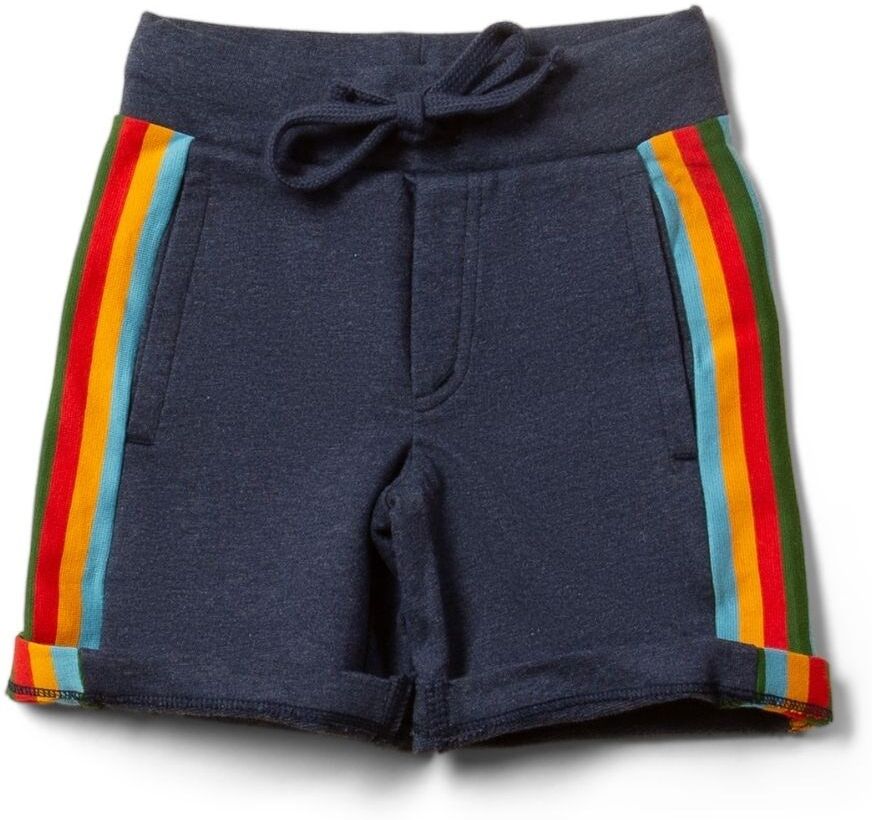 Little Green Radicals Rainbow Baby Kids 100% Organic Cotton Jogger Short - - Size: 2-3y