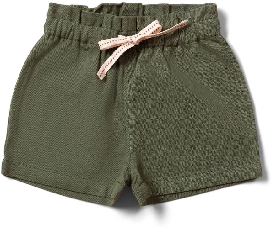 Little Green Radicals Forest Green Baby Kids 100% Organic Cotton Shorts - - Size: 2-3y