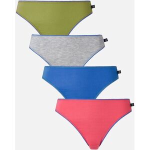 British Boxers Womens Four-pack Bamboo High Leg Knickers - - Size: XL British Boxers Womens Four-pack Bamboo High Leg Knickers - - Size: XL