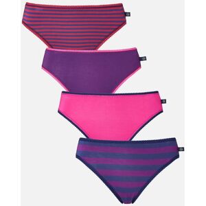 British Boxers Womens Four-pack Bamboo High Leg Knickers - - Size: XL British Boxers Womens Four-pack Bamboo High Leg Knickers - - Size: XL