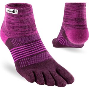 Injinji Trail Midweight Mini-Crew 35-40 Women Violet Socks Injinji Trail Midweight Mini-Crew 35-40 Women Violet Socks