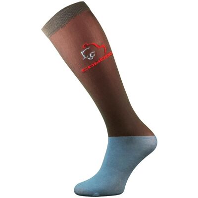 Comodo Microfibre Horse Riding Socks - Brown - Socks Comodo Microfibre Horse Riding Socks - Brown - Socks