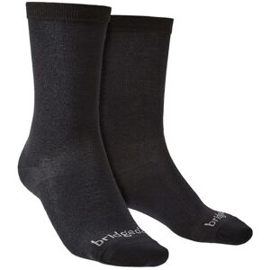 Bridgedale Mens Liner Base Layer Coolmax Boot Socks 2-Pack - - Size: M Bridgedale Mens Liner Base Layer Coolmax Boot Socks 2-Pack - - Size: M