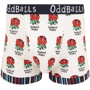 OddBalls Mens England Rugby Boxer Shorts Cotton - OddBalls Mens England Rugby Boxer Shorts Cotton -