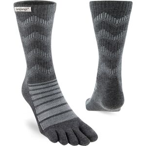 Injinji Midweight Unisex Merino Wool Crew Length Toe Socks - - Size: S Injinji Midweight Unisex Merino Wool Crew Length Toe Socks - - Size: S