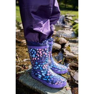 Mountain Warehouse Patterned Kids Wellies - Purple - Purple - Size: 12 Mountain Warehouse Patterned Kids Wellies - Purple - Purple - Size: 12