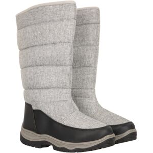 Mountain Warehouse Icey Womens Long Snow Boots - Grey - Grey - Size: 4 Mountain Warehouse Icey Womens Long Snow Boots - Grey - Grey - Size: 4