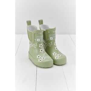 Grass & Air Kids Floral Shortie Welly Boot - Grass & Air Kids Floral Shortie Welly Boot -