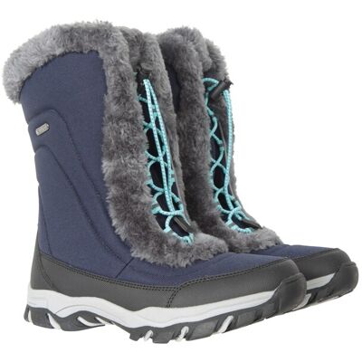 Mountain Warehouse Ohio Kids Adaptive Snow Boots - Navy - Navy - Size: 12 Mountain Warehouse Ohio Kids Adaptive Snow Boots - Navy - Navy - Size: 12