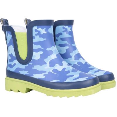 Mountain Warehouse Lolly Kids Rubber Chelsea Wellies - Blue Mountain Warehouse Lolly Kids Rubber Chelsea Wellies - Blue
