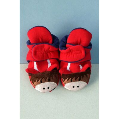 Blade & Rose Highland Cow Baby Booties - - Size: 6-12m Blade & Rose Highland Cow Baby Booties - - Size: 6-12m