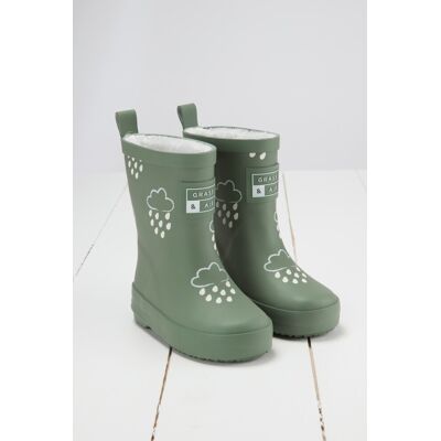 Grass & Air Kids Colour Changing Winter Wellies - - Size: 4 Grass & Air Kids Colour Changing Winter Wellies - - Size: 4