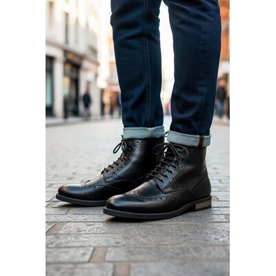 Silver Street London Stamford Mens Leather Lace Up Boots - Silver Street London Stamford Mens Leather Lace Up Boots -
