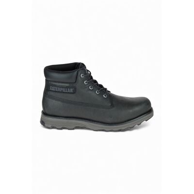 CAT Caterpillar Mens Founder Black Leather Boots - Boots CAT Caterpillar Mens Founder Black Leather Boots - Boots