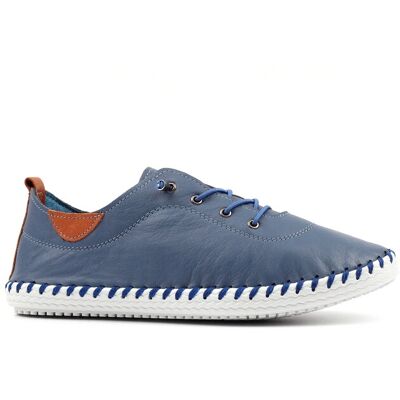 Lunar - St Ives - Blue - Casual Shoes Lunar - St Ives - Blue - Casual Shoes