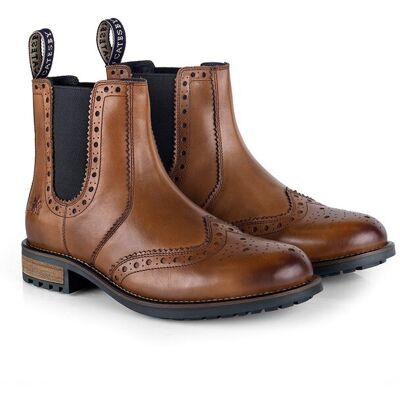 Catesby England Sandringham Mens Leather Brogue Country Boots - Catesby England Sandringham Mens Leather Brogue Country Boots -