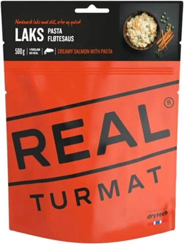 Real Turmat Creamy Salmon with Pasta Camping Food -