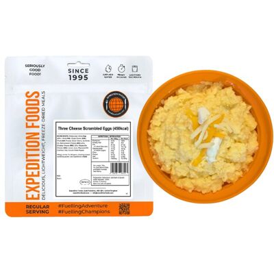 Expedition Foods Three Cheese Scrambled Eggs - Expedition Foods Three Cheese Scrambled Eggs -