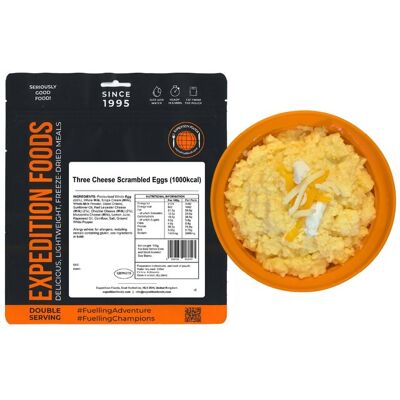 Expedition Foods Three Cheese Scrambled Eggs - Expedition Foods Three Cheese Scrambled Eggs -