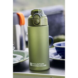 Mountain Warehouse BPA Free Push Lid Water Bottle - 500ml - Green Mountain Warehouse BPA Free Push Lid Water Bottle - 500ml - Green