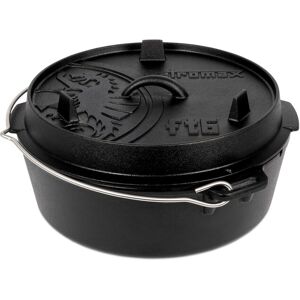 Petromax FT6-T Dutch Oven 5.5L - Cast Iron - Flat Bottom Petromax FT6-T Dutch Oven 5.5L - Cast Iron - Flat Bottom