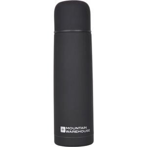 Mountain Warehouse Double Walled Rubber Finish Flask - 500ml - Black Mountain Warehouse Double Walled Rubber Finish Flask - 500ml - Black