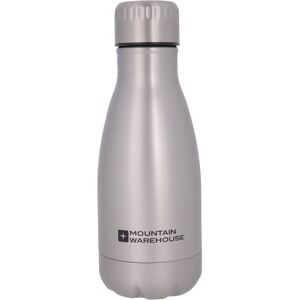 Mountain Warehouse Metallic Double-Walled Water Bottle - 260ml - Silver Mountain Warehouse Metallic Double-Walled Water Bottle - 260ml - Silver
