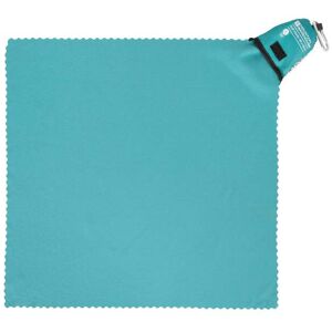 Mountain Warehouse Clip Travel Towel - 40 x 40cm - Teal - Teal - Size: ONE Mountain Warehouse Clip Travel Towel - 40 x 40cm - Teal - Teal - Size: ONE
