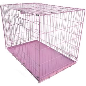 HugglePets Dog Cage with Metal Tray - - Size: Hard > Jackson Pet Company > Beds And Containment HugglePets Dog Cage with Metal Tray - - Size: Hard > Jackson Pet Company > Beds And Containment