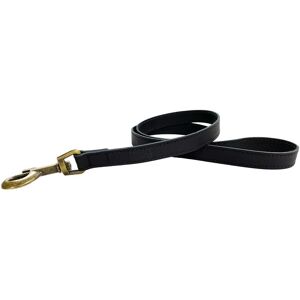 HugglePets Leather Dog Lead - Leather, Black, 100cm - Dog Lead HugglePets Leather Dog Lead - Leather, Black, 100cm - Dog Lead