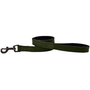 HugglePets Leather Dog Lead - Khaki - 100 x 1.9 cm HugglePets Leather Dog Lead - Khaki - 100 x 1.9 cm