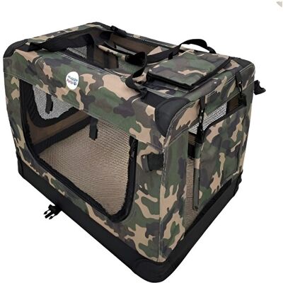 HugglePets Fabric Crate Pet Carrier - - Size: Hard > Jackson Pet Company > Beds And Containment HugglePets Fabric Crate Pet Carrier - - Size: Hard > Jackson Pet Company > Beds And Containment