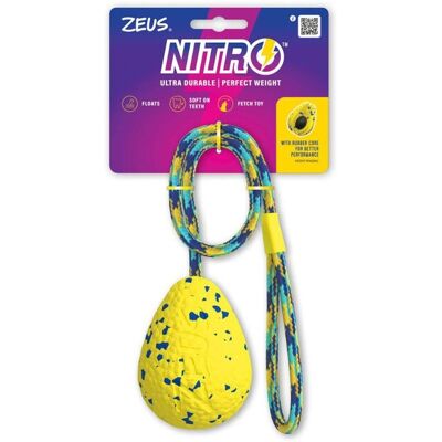 Zeus Nitro Weighted Slinger - Dog Toy with Rope - 9.2cm Zeus Nitro Weighted Slinger - Dog Toy with Rope - 9.2cm