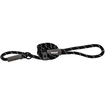 HugglePets - Reflective Rope Slip - Black - 113 cm - Dog Lead HugglePets - Reflective Rope Slip - Black - 113 cm - Dog Lead