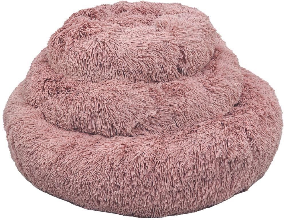 HugglePets Anti-Anxiety Soft Plush Donut Dog Bed - Medium - - Size: Hard > Jackson Pet Company > Beds And Containment