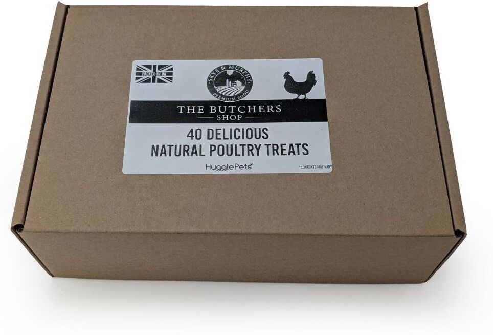 HugglePets Assorted Natural Dog Poultry Treat Box (40 pcs) - - Size: Hard > Jackson Pet Company > Eating And Drinking
