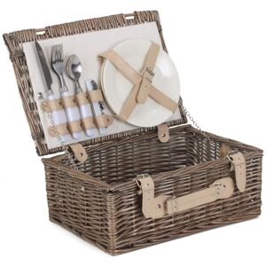 Generic Red Hamper 2 Person Picnic Basket Generic Red Hamper 2 Person Picnic Basket