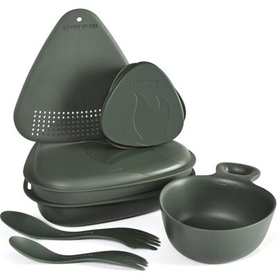 Light My Fire Outdoor Meal Kit Sage - Complete outdoor meal set with spork Light My Fire Outdoor Meal Kit Sage - Complete outdoor meal set with spork