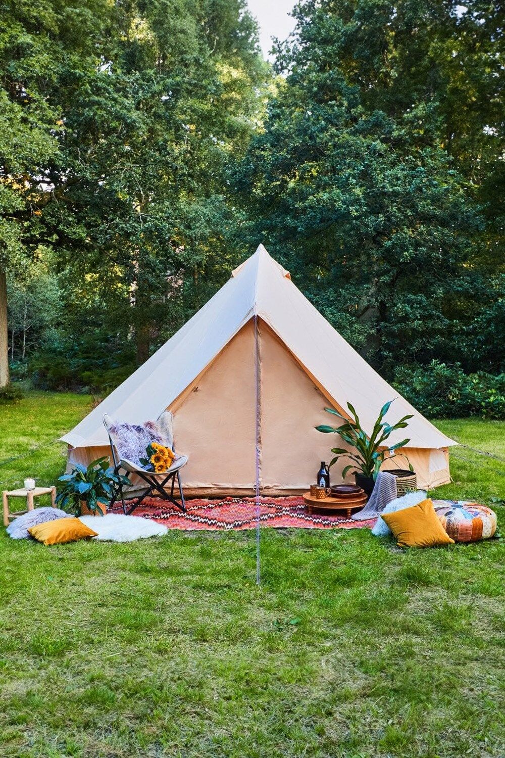 Boutique Camping 3m Bell Tent Canvas Lite 200gsm -