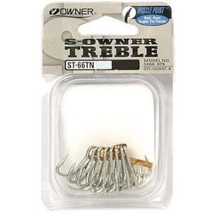 Owner Saltwater 4X Strong Treble Fishing Hooks - Owner Saltwater 4X Strong Treble Fishing Hooks -