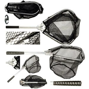 Rigged and Ready Compact, Folding Travel Fishing Landing Net - Rigged and Ready Compact, Folding Travel Fishing Landing Net -