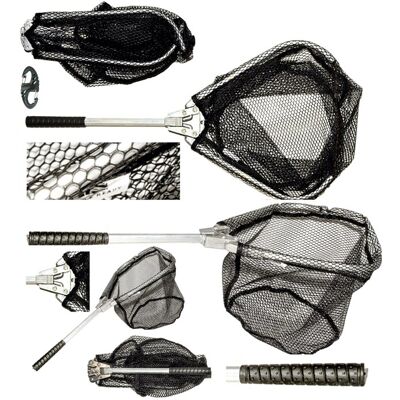 Rigged and Ready Compact, Folding Travel Fishing Landing Net - Rigged and Ready Compact, Folding Travel Fishing Landing Net -