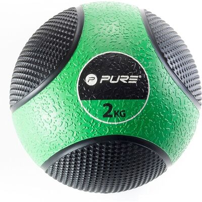 Pure2Improve Deluxe Medicine Ball 2kg - Fitness Equipment Pure2Improve Deluxe Medicine Ball 2kg - Fitness Equipment