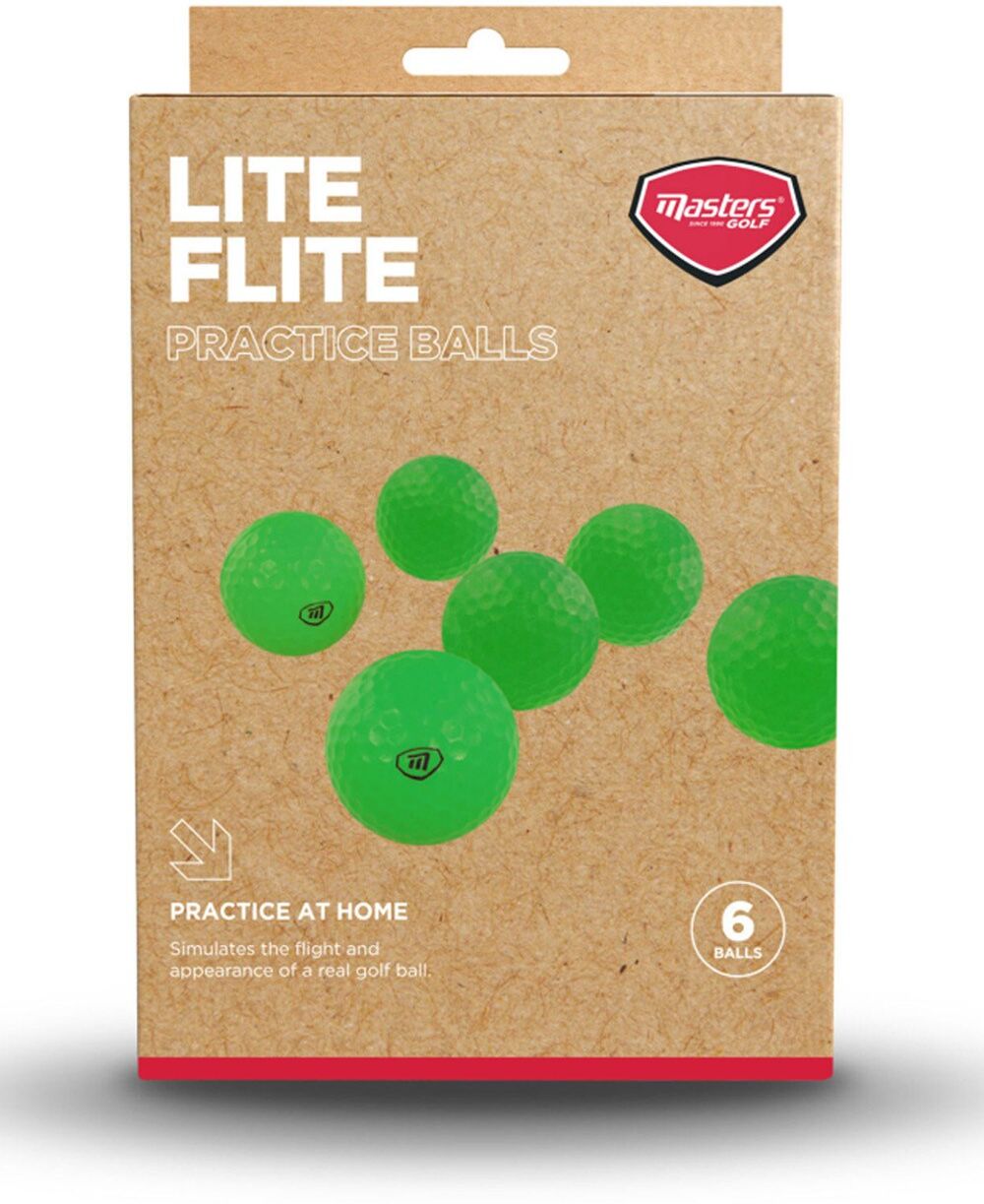 Masters Lite Flite Foam Golf Balls (Pack of 6) -